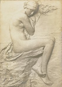 Het verhaal van Psyche: Psyche (verzilverd brons) door Harry Bates